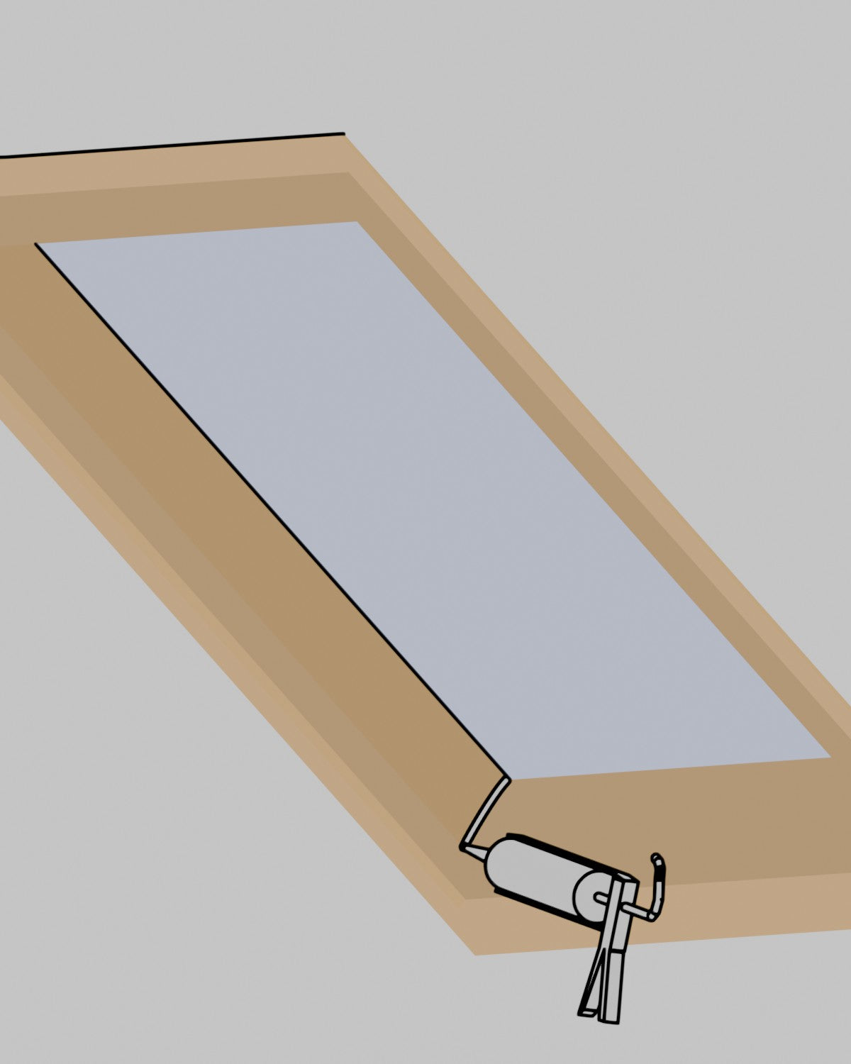 Schritt 1: Silikon auftragen